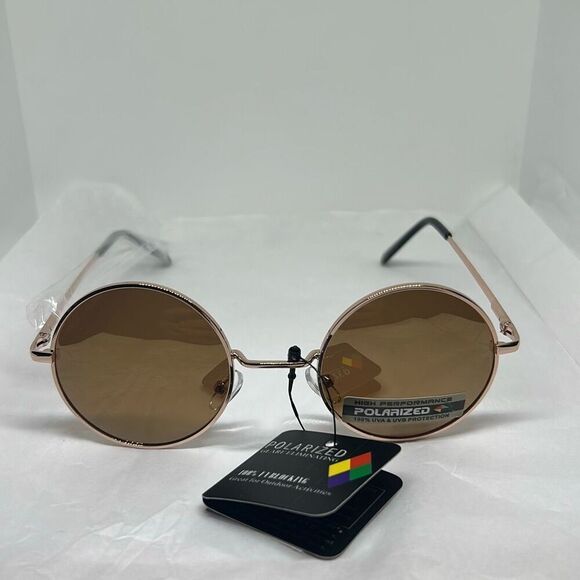 Polarized Mirrored Round Hippie Sunglasses – Model PZ-711050 - Picture 3 of 3